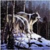 WOLVES IN WINTER | 5 D Diamond Painting
