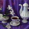 WHITE TEA CUP|5 D DIAMOND PAINTING