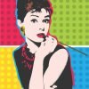 AUDREY HEPBURN|5 D DIAMOND PAINTING