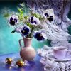 FLOWERS & COFFEE|5 D DIAMOND PAINTING