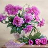 PURPLE COMPOSITION|5 D DIAMOND PAINTING
