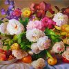 COLOURFUL FLOWER BOUQET|5 D DIAMOND PAINTING