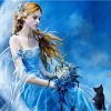 ANGEL IN BLUE|5 D DIAMOND PAINTING