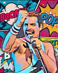 Diamond Painting Kit Queen Band Cross Embroidery