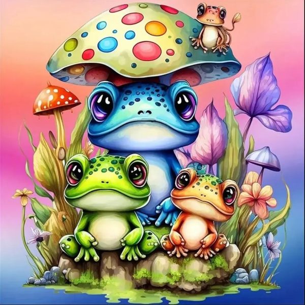 Cartoon Frog Diamond Painting